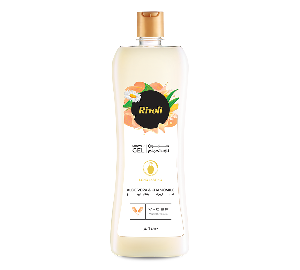 Rivoli Shower Gel – Aloe Vera & Chamomile flower Perfume 1L