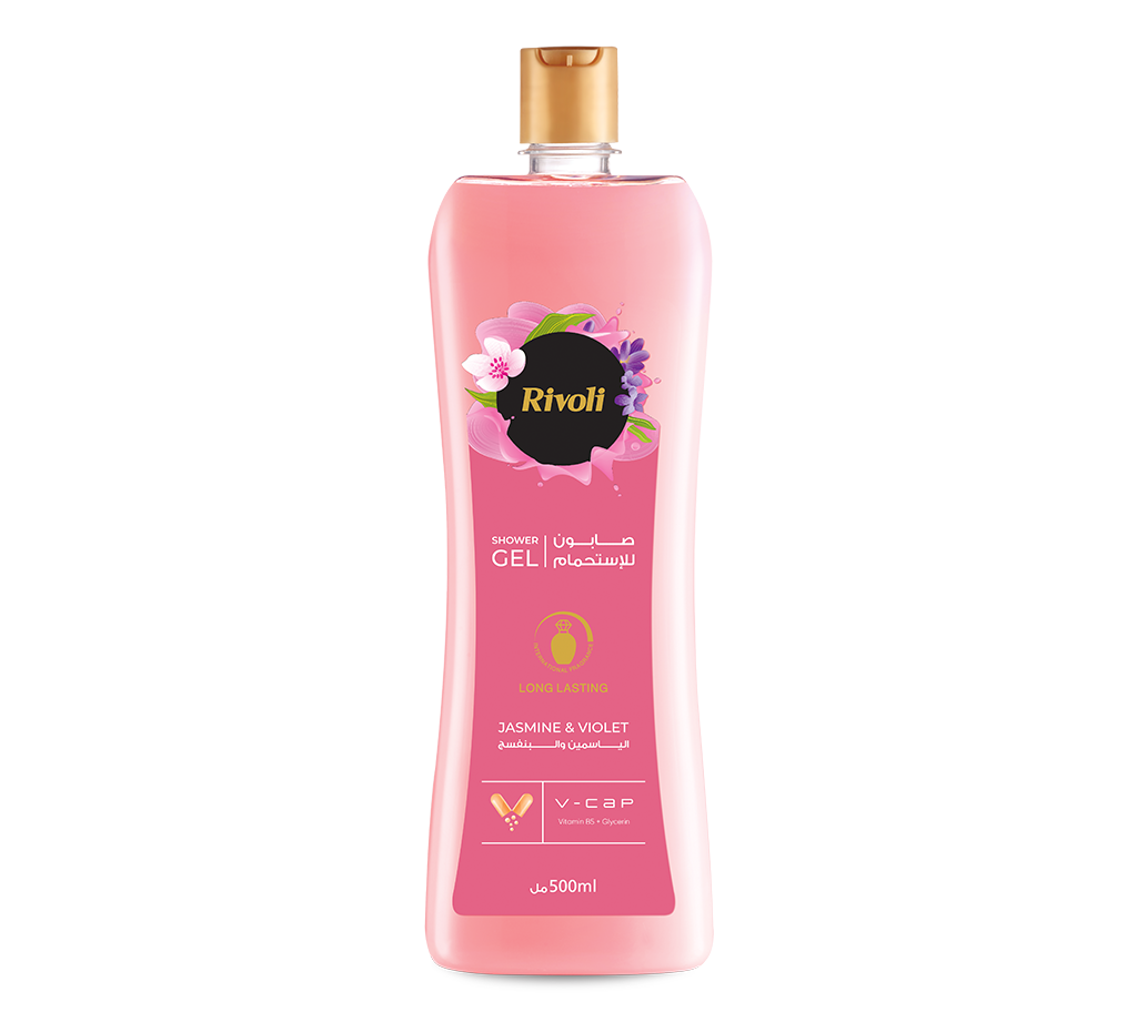 Rivoli Shower Gel – Damask Rose & Violet Perfume 500L