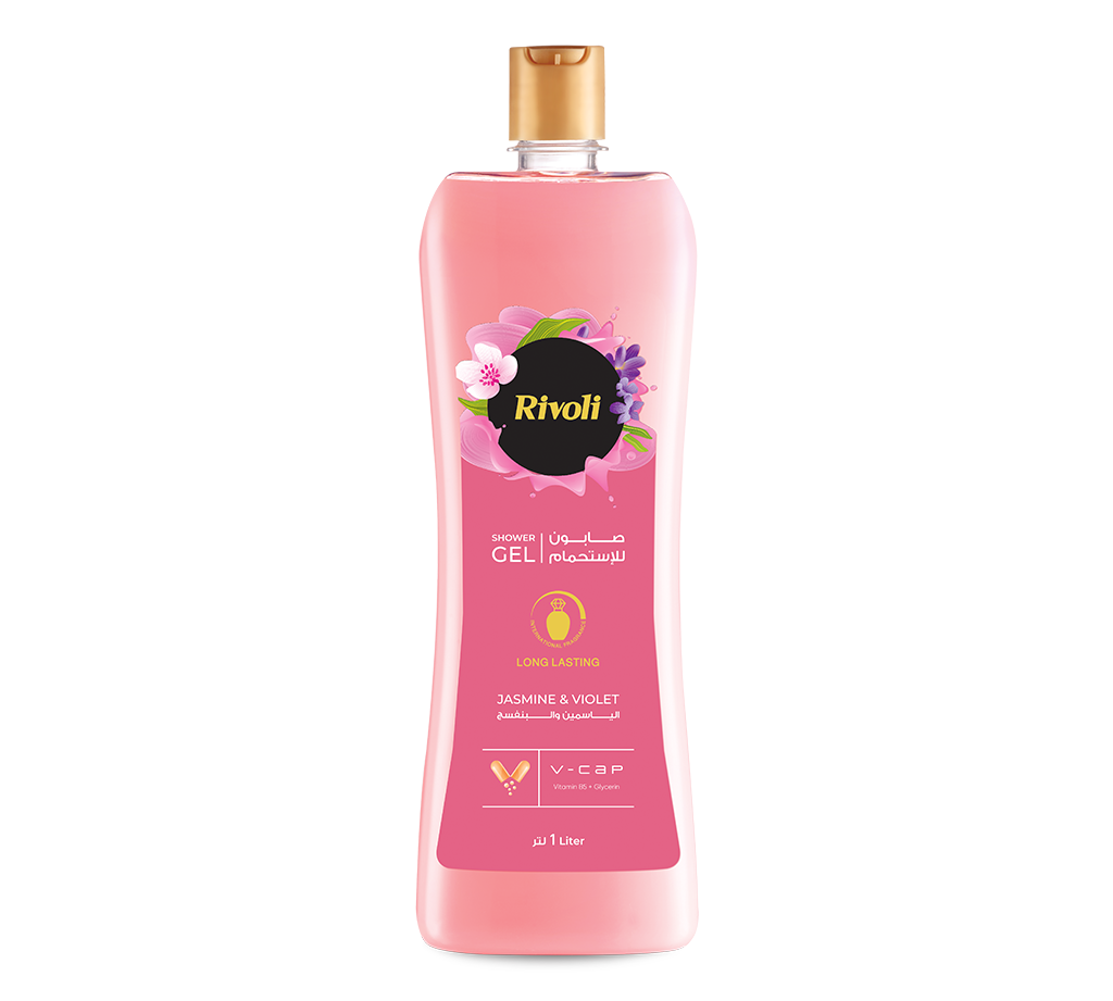 Rivoli Shower Gel – Damask Rose & Violet Perfume 1L