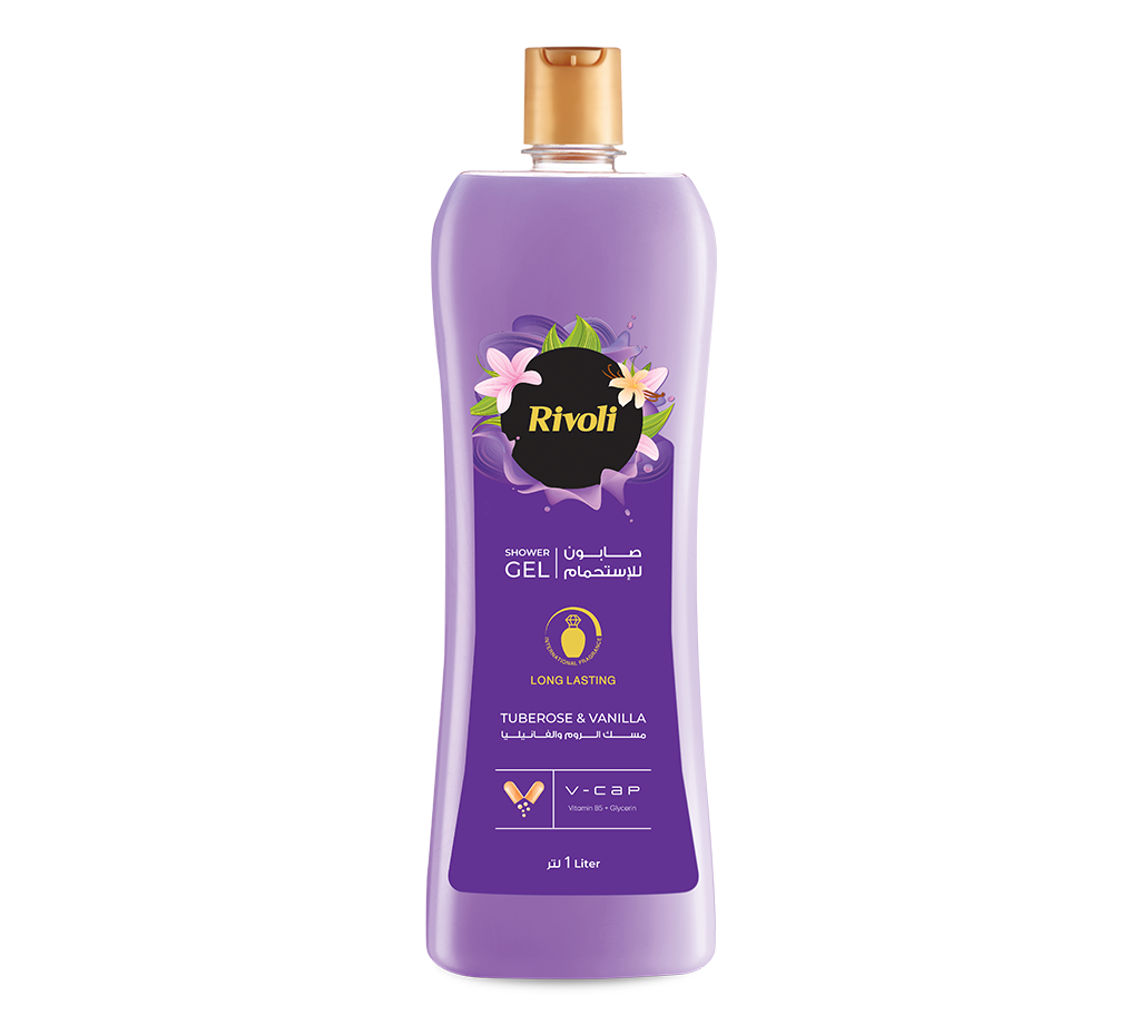 Rivoli Shower Gel – Tuberose & Vanilla Perfume 1L