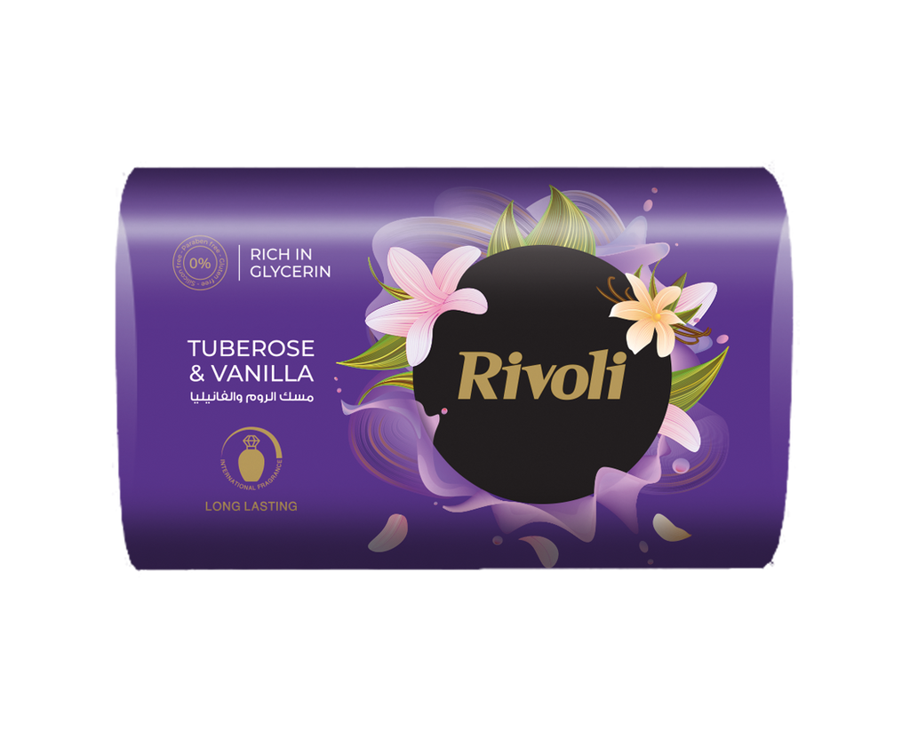Rivoli Bar-Soap – Tuberose & Vanilla Perfume 110gm single