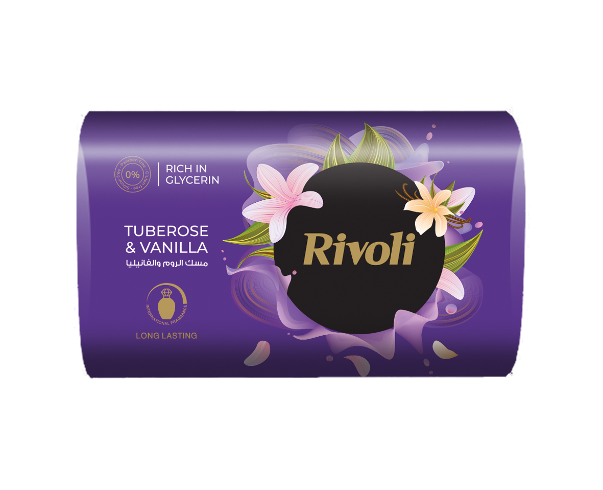 Rivoli Bar-Soap – Tuberose & Vanilla Perfume 110gm single