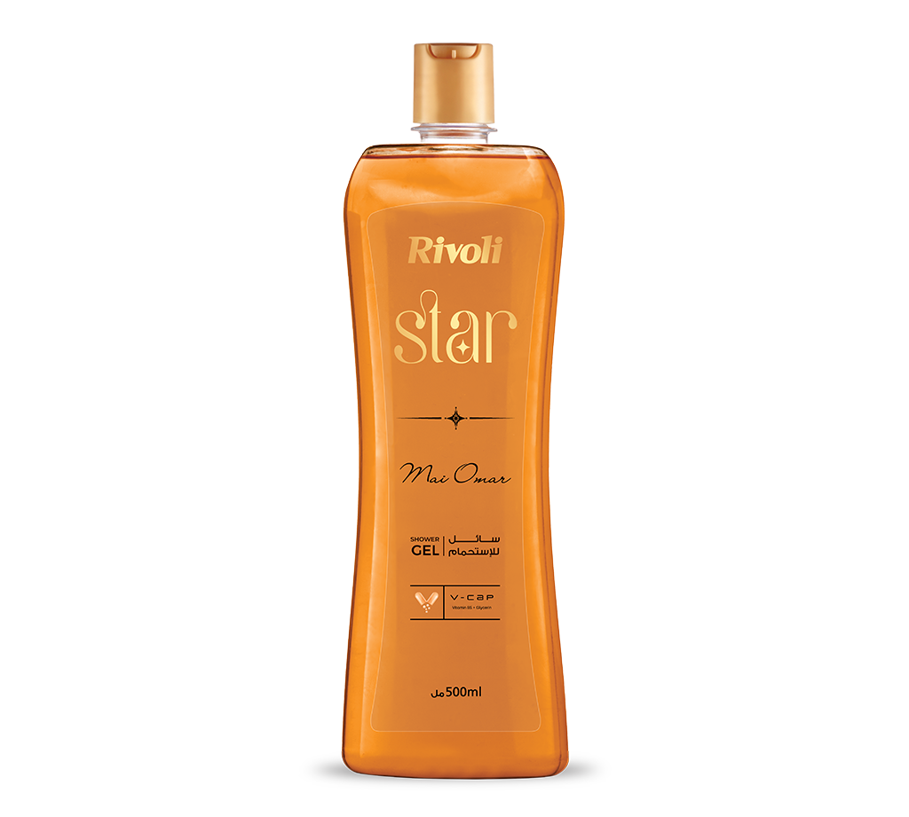 Rivoli star shower gel – Ylang Flowers & Golden Amber 500ml