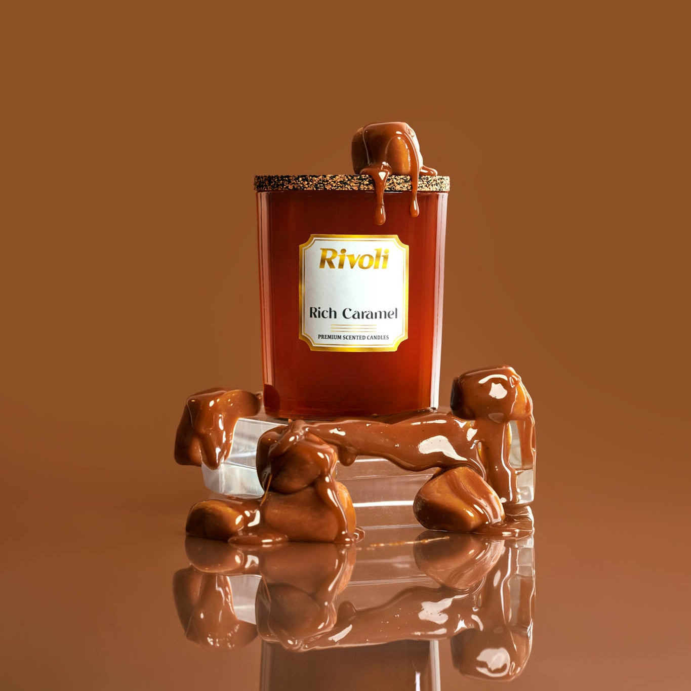 Rivoli Premium Candles – Rich Caramel