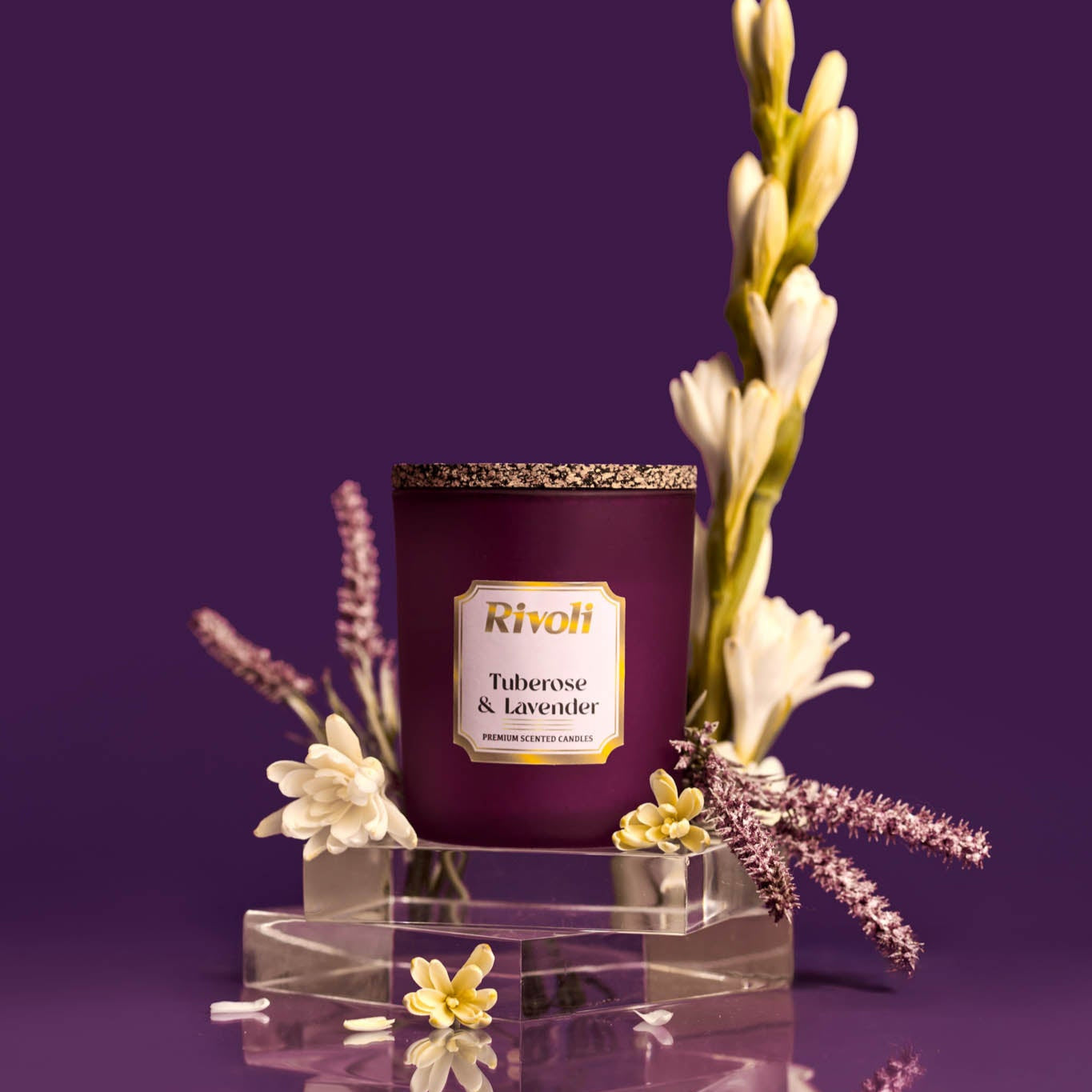 Rivoli Premium Candles – Tuberose & Lavender