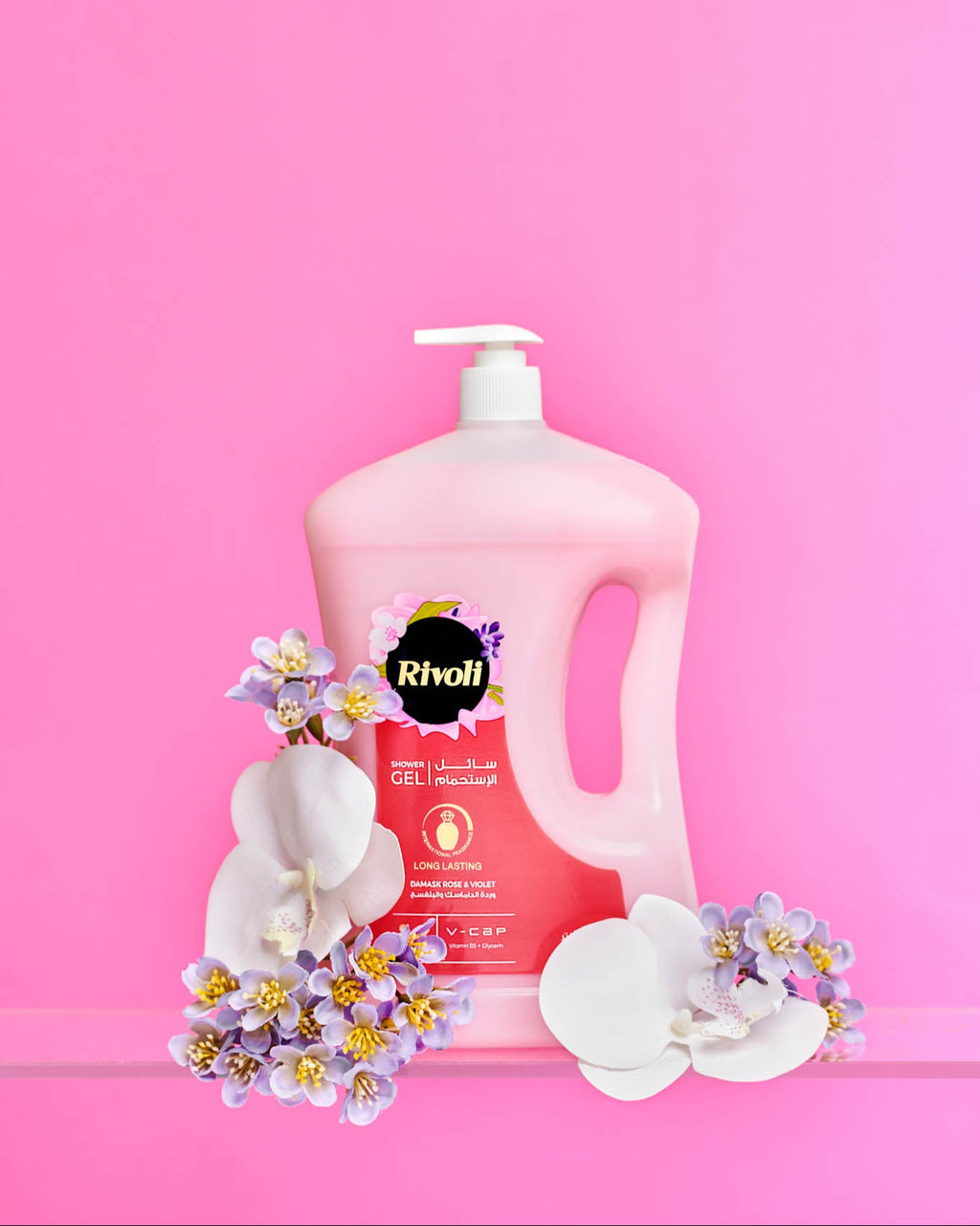 Rivoli Shower Gel – Damask Rose & Violet Perfume 2L