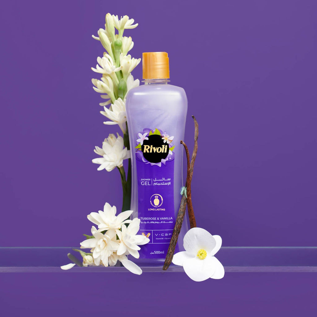 Rivoli Shower Gel – Tuberose & Vanilla Perfume 500ml
