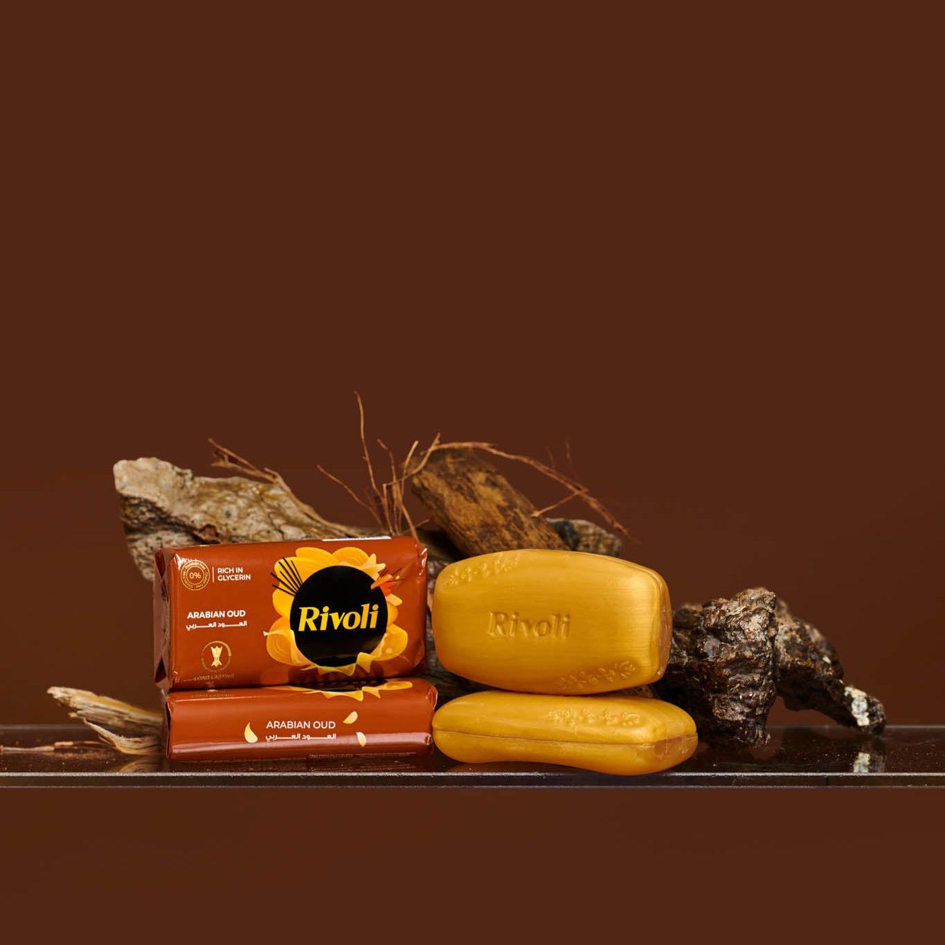 Rivoli Bar-Soap – Arabian OUD Perfume 110gm Single
