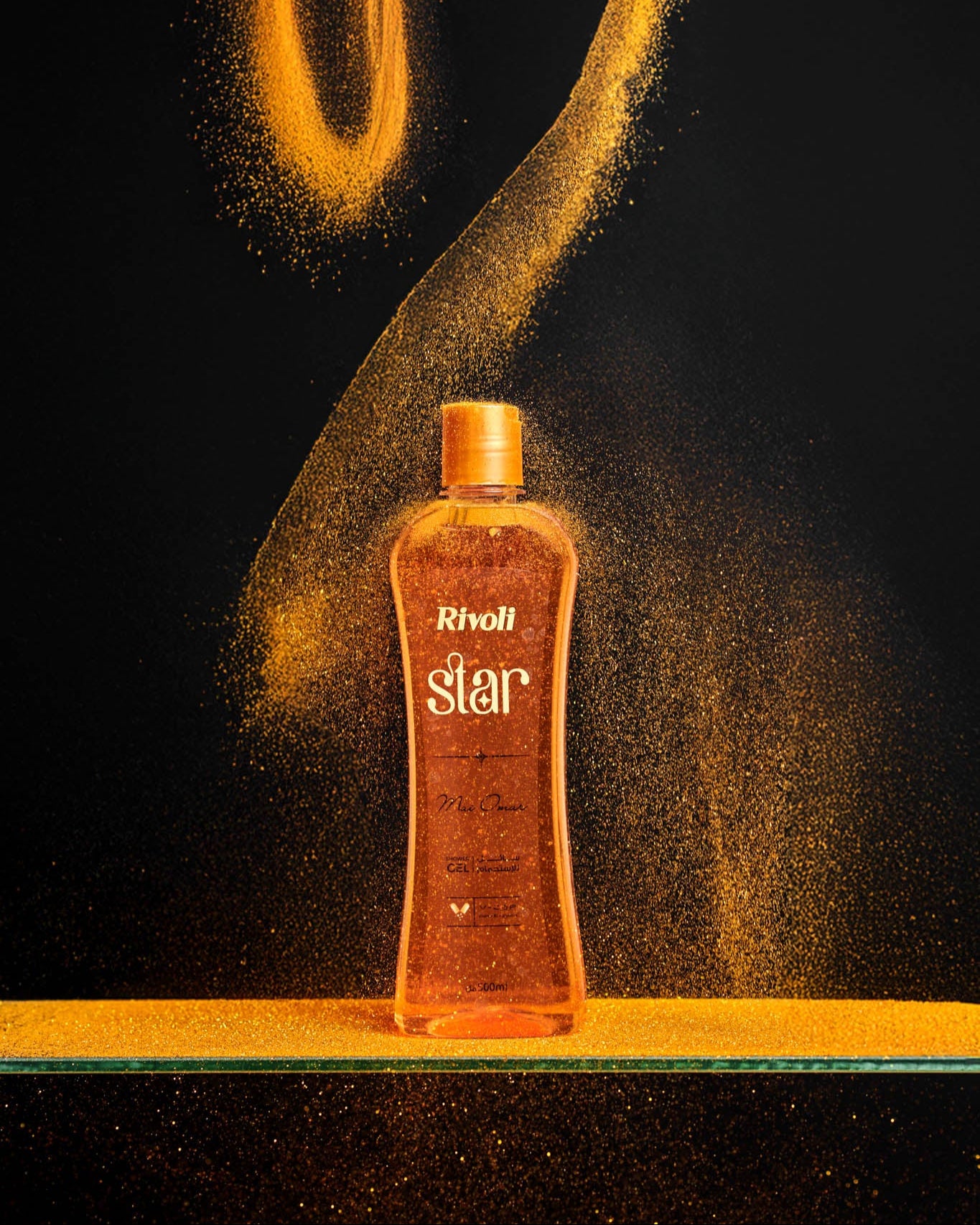 Rivoli star shower gel – Ylang Flowers & Golden Amber 1L