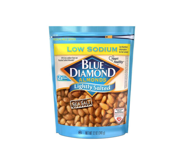⁦Blue Diamond Almonds Lightly Salted⁩ - الصورة ⁦2⁩