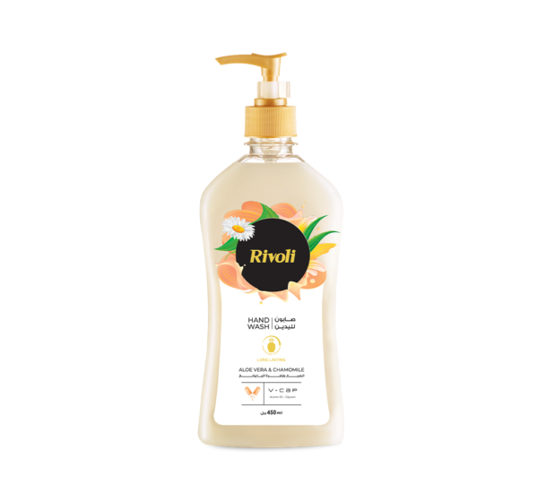 Rivoli Liquid Hand Wash – Aloe Vera & Chamomile flower Perfume 450ml