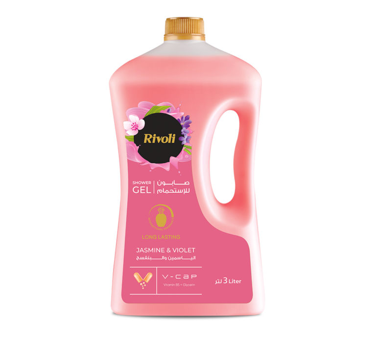 Rivoli Shower Ge l- Jasmine & Violet Perfume 3L