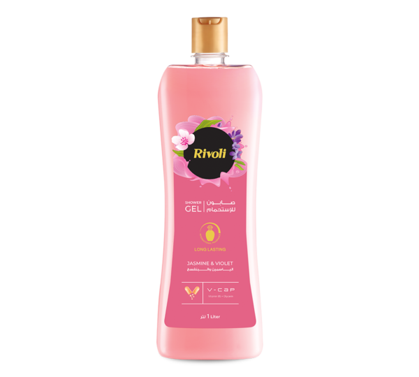 Rivoli Shower Gel – Jasmine & Violet Perfume 1L