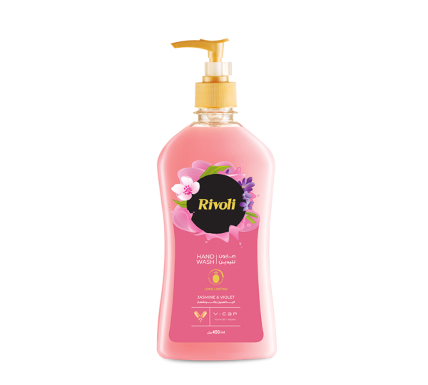 Rivoli Liquid Hand Wash – Jasmine & Violet Perfume 450ml