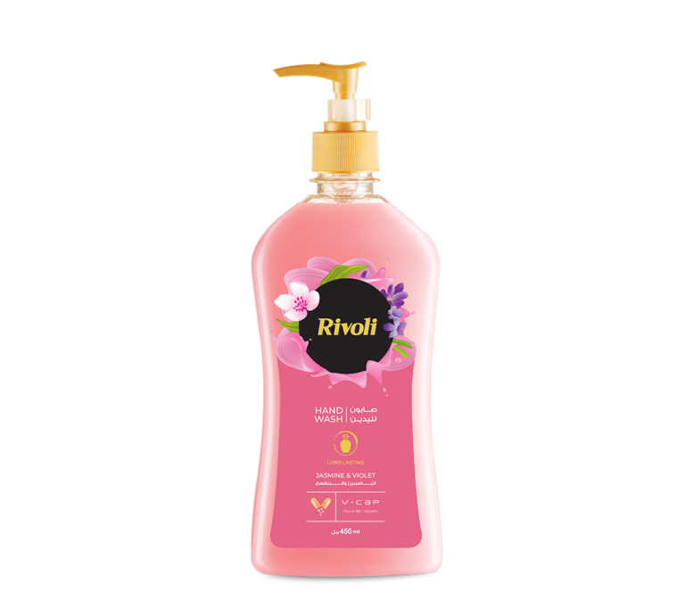 Rivoli Liquid Hand Wash – Jasmine & Violet Perfume 450ml