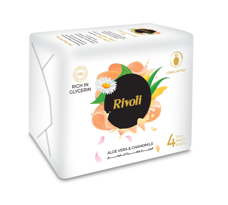 Rivoli Bar-Soap – Aloe Vera & Chamomile flower Perfume 120gm