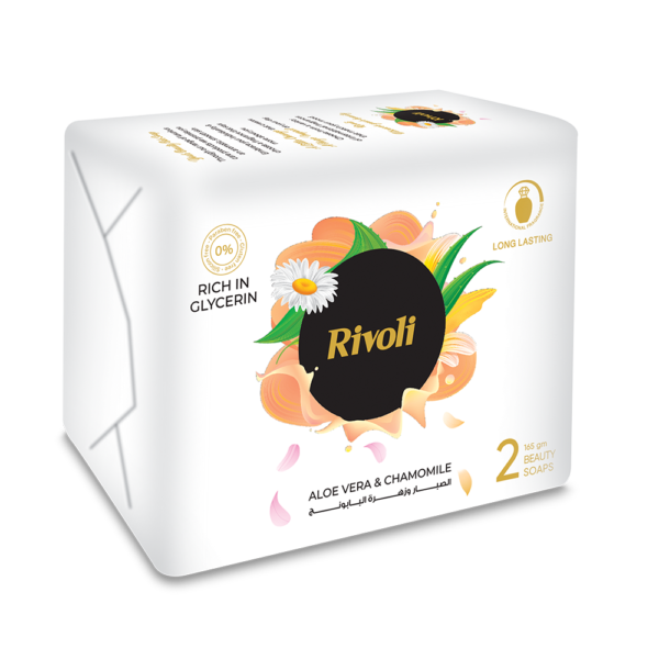 Rivoli Bar-Soap – Aloe Vera & Chamomile flower Perfume 165gm