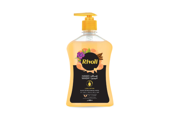 Rivoli Liquid Hand Wash – Black Orchid & Sandal Wood Perfume 450ml