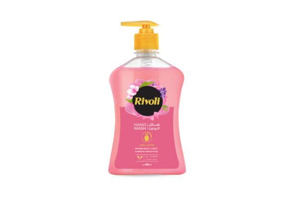 Rivoli Liquid Hand Wash – Damask Rose & Violet Perfume 450ml