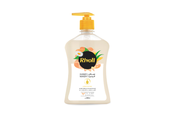 Rivoli Liquid Hand Wash – Aloe Vera & Chamomile flower Perfume 450ml